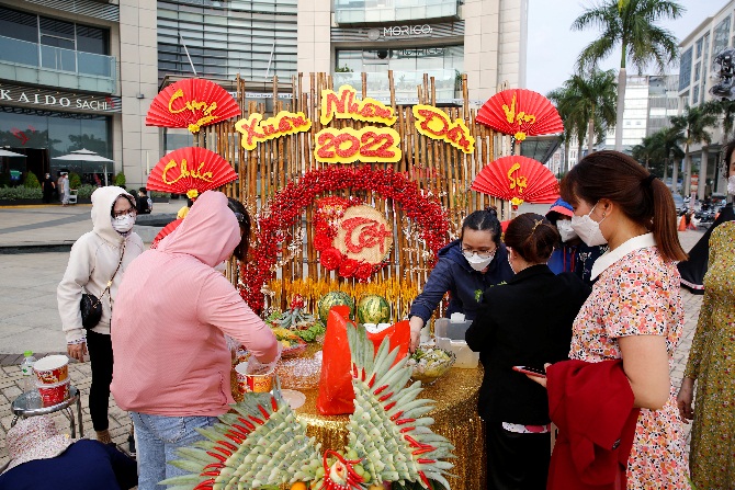 Hội hoa Xuân Phú Mỹ Hưng Tết Nhâm Dần 2022: Xuân an vui - Ảnh 8.