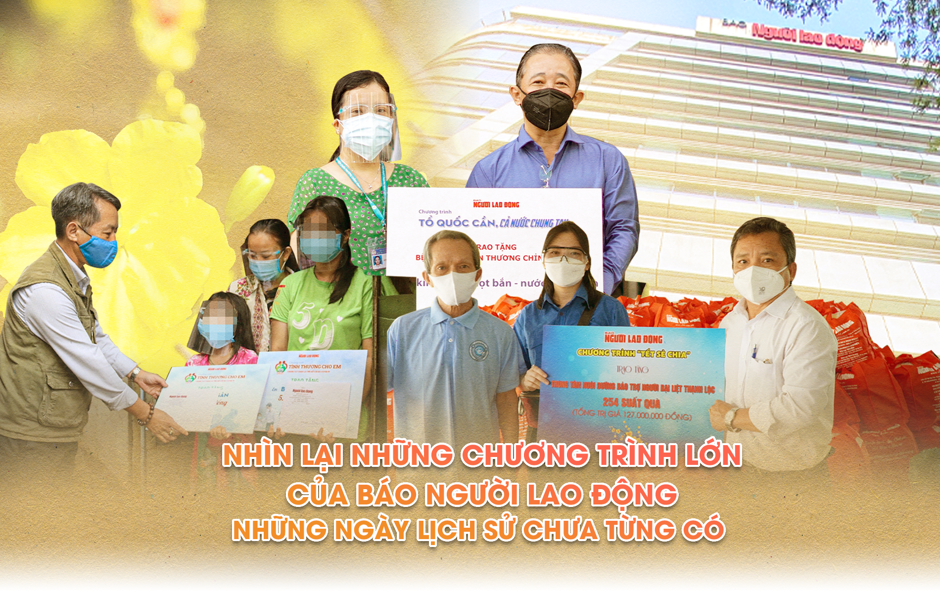Nhìn lại các chương trình ý nghĩa của Báo Người Lao Động trong những ngày khó khăn chưa từng có