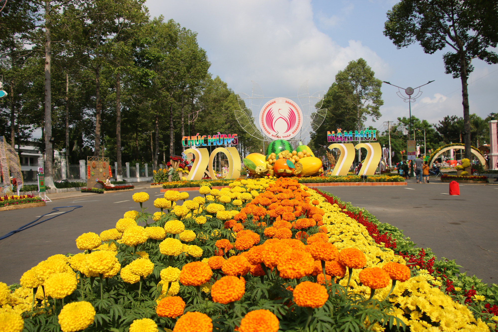 Rực rỡ đường hoa Xu&acirc;n &ldquo;Sen tr&ecirc;n phố&rdquo; ở Đồng Th&aacute;p - Ảnh 7.