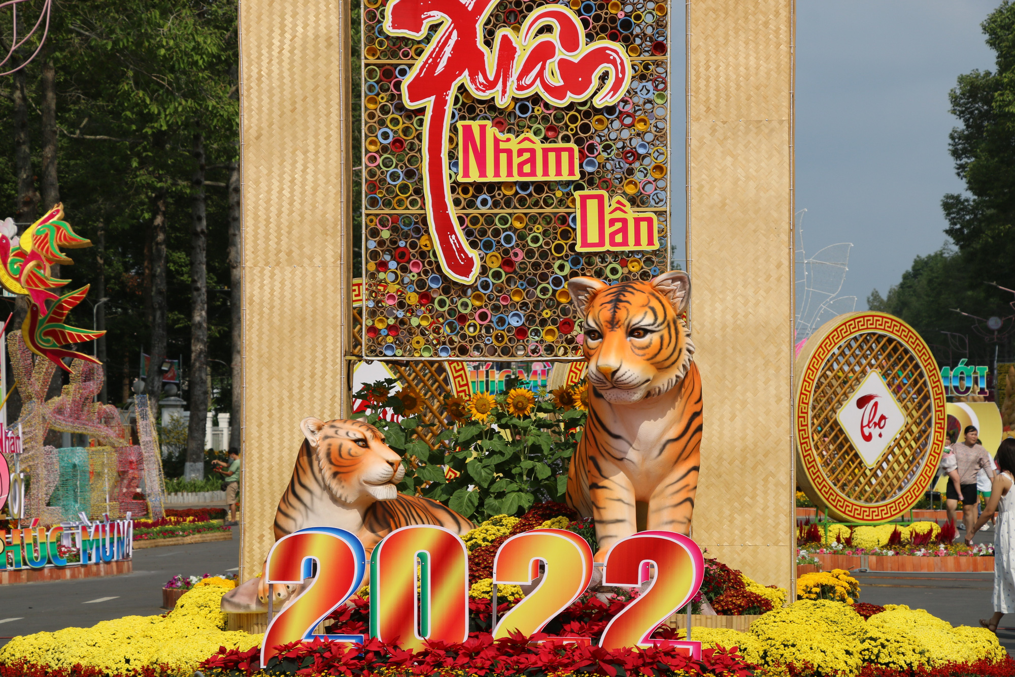 Rực rỡ đường hoa Xu&acirc;n &ldquo;Sen tr&ecirc;n phố&rdquo; ở Đồng Th&aacute;p - Ảnh 25.
