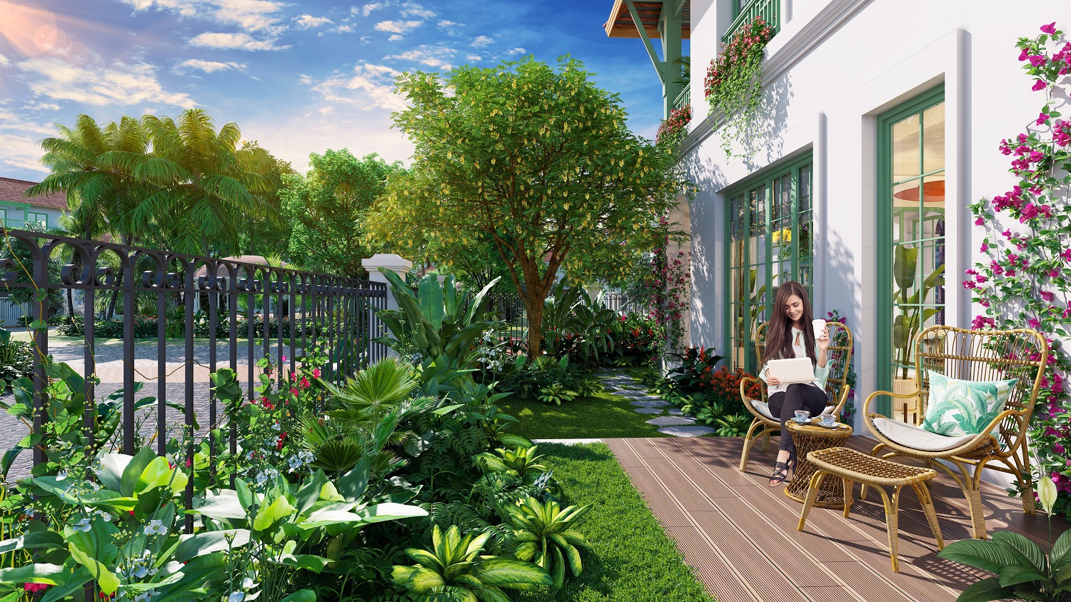 Tropical Valley - Ph&acirc;n khu đắt giá nh&acirc;́t &ldquo;ng&ocirc;i làng nhi&ecirc;̣t đới&rdquo; ở Phú Qu&ocirc;́c - Ảnh 3.