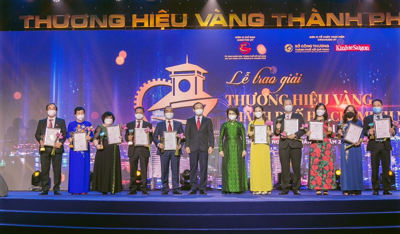 Bidrico nhận giải thưởng Thương hiệu V&agrave;ng TP HCM năm 2021 - Ảnh 1.