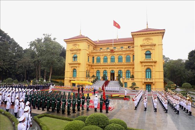Thủ tướng Phạm Minh Ch&iacute;nh đ&oacute;n Thủ tướng L&agrave;o thăm ch&iacute;nh thức Việt Nam - Ảnh 5.