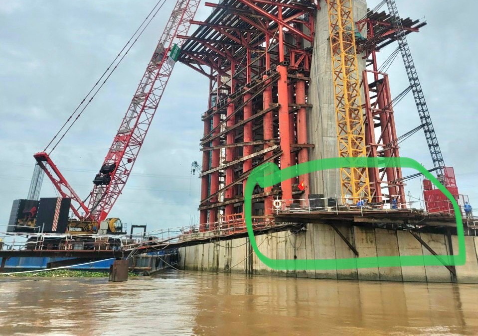Sự cố tại công trình cầu Mỹ Thuận 2, một công nhân mất tích