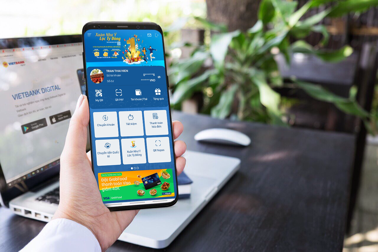 Trải nghiệm ngân hàng số cùng Vietbank