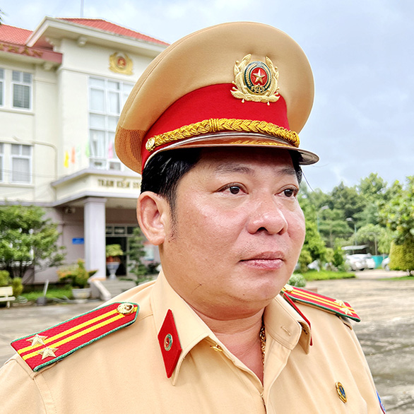Điều trạm trưởng trạm Cảnh sát giao thông Suối Tre về Phòng Cảnh sát cơ động