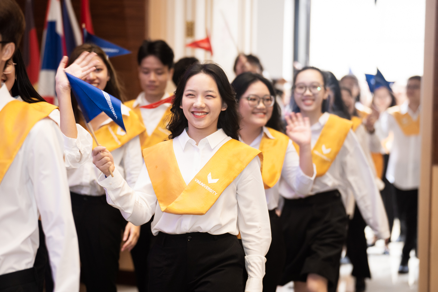 To&agrave;n cảnh lễ khai giảng &ldquo;đặc biệt&rdquo; ở Trường Đại học VinUni - Ảnh 6.