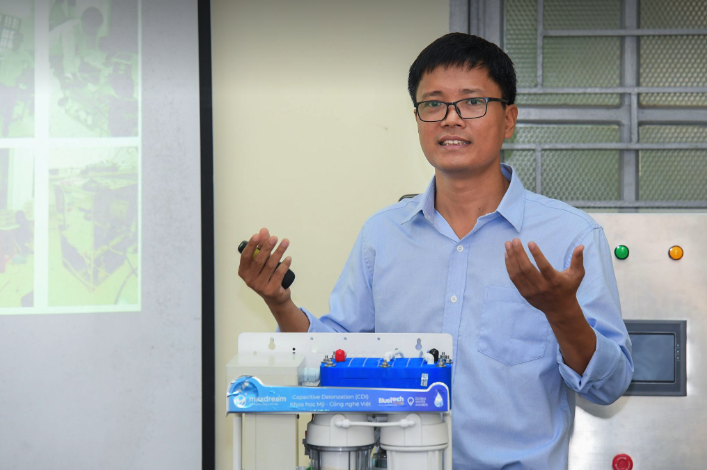 Cựu sinh viên ĐH Bách khoa Hà Nội công bố công nghệ lọc siêu tinh khiết