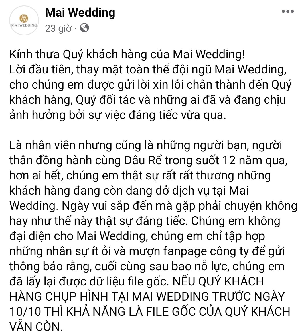 Hệ thống ảnh cưới lớn nhất nh&igrave; Đ&agrave; Nẵng đ&oacute;ng cửa, nhiều cặp d&acirc;u rể hoang mang - Ảnh 2.