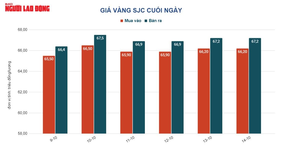 Gi&aacute; v&agrave;ng h&ocirc;m nay 15-10: V&agrave;ng v&agrave; USD trong nước biến động mạnh - Ảnh 2.