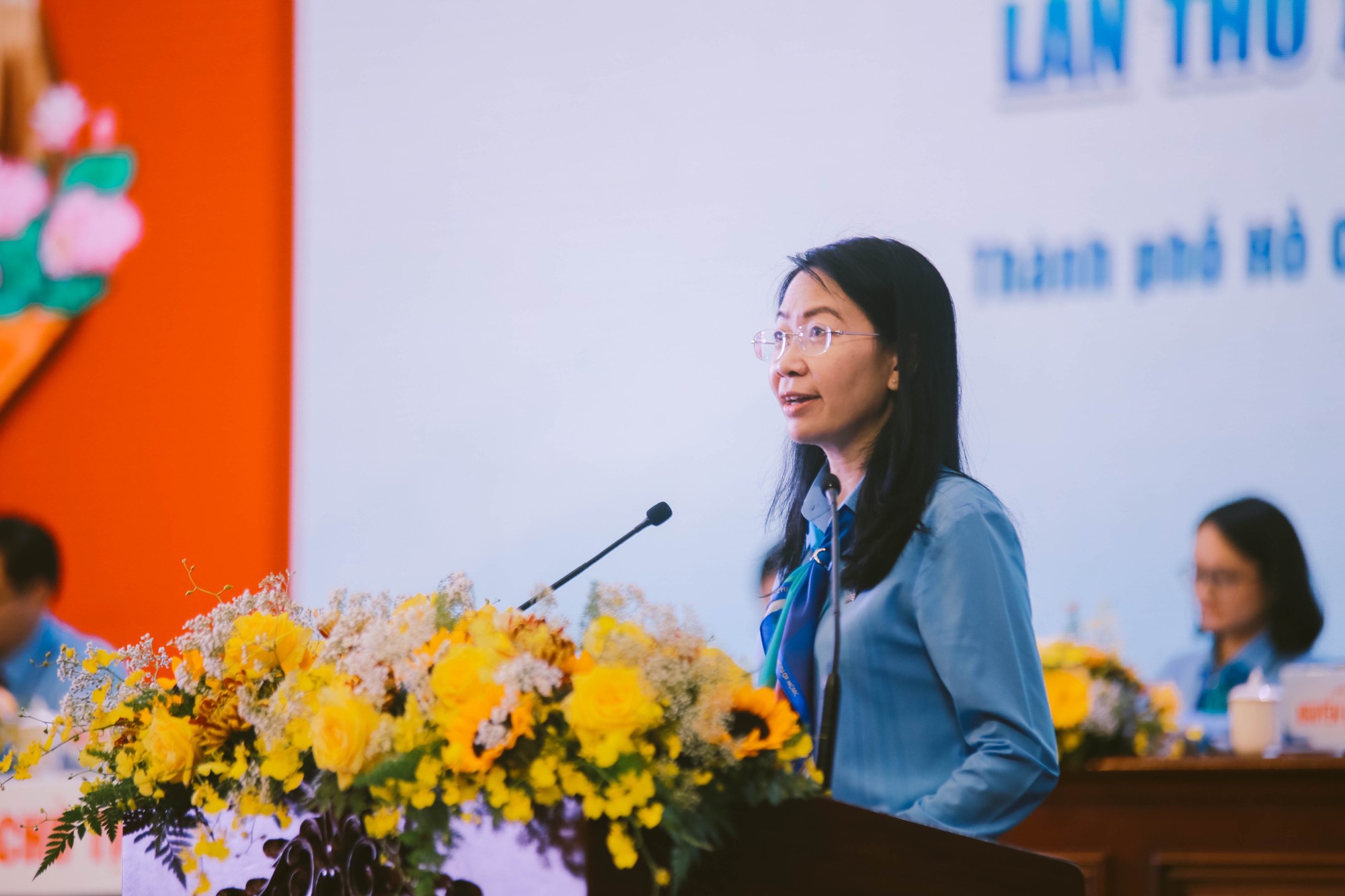 B&agrave; Phan Thị Thanh Phương t&aacute;i đắc cử B&iacute; thư Th&agrave;nh Đo&agrave;n TP HCM - Ảnh 1.