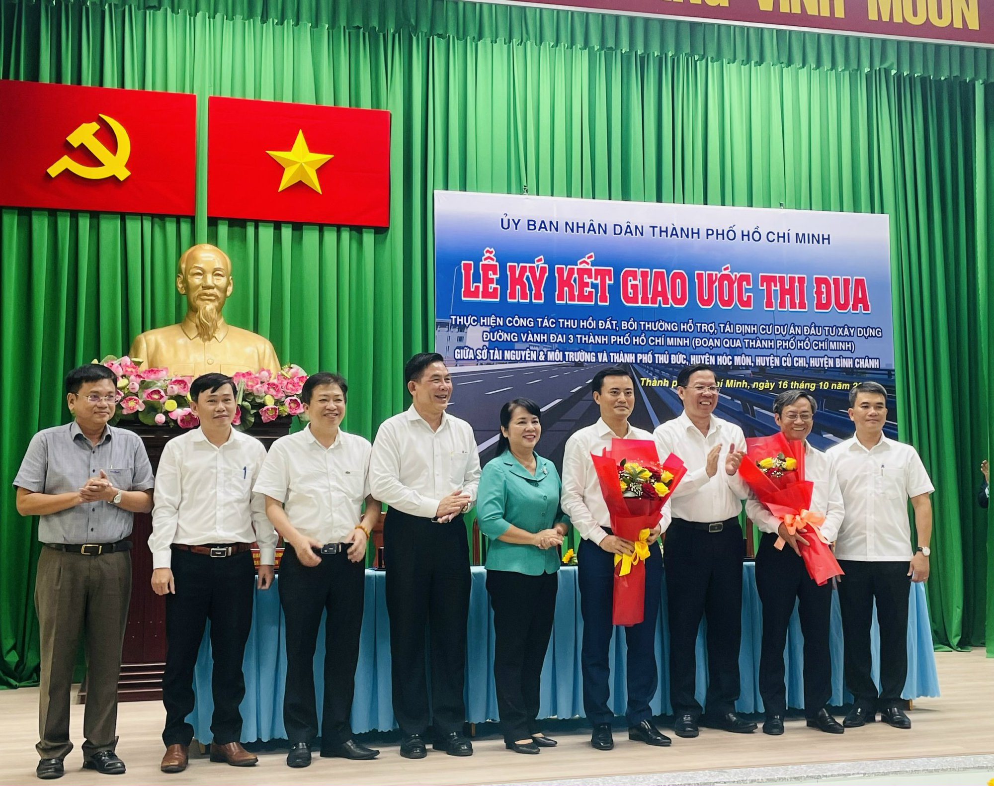 Thi đua bồi thường, giải phóng mặt bằng dự án đường Vành đai 3 sớm hơn 3 tháng