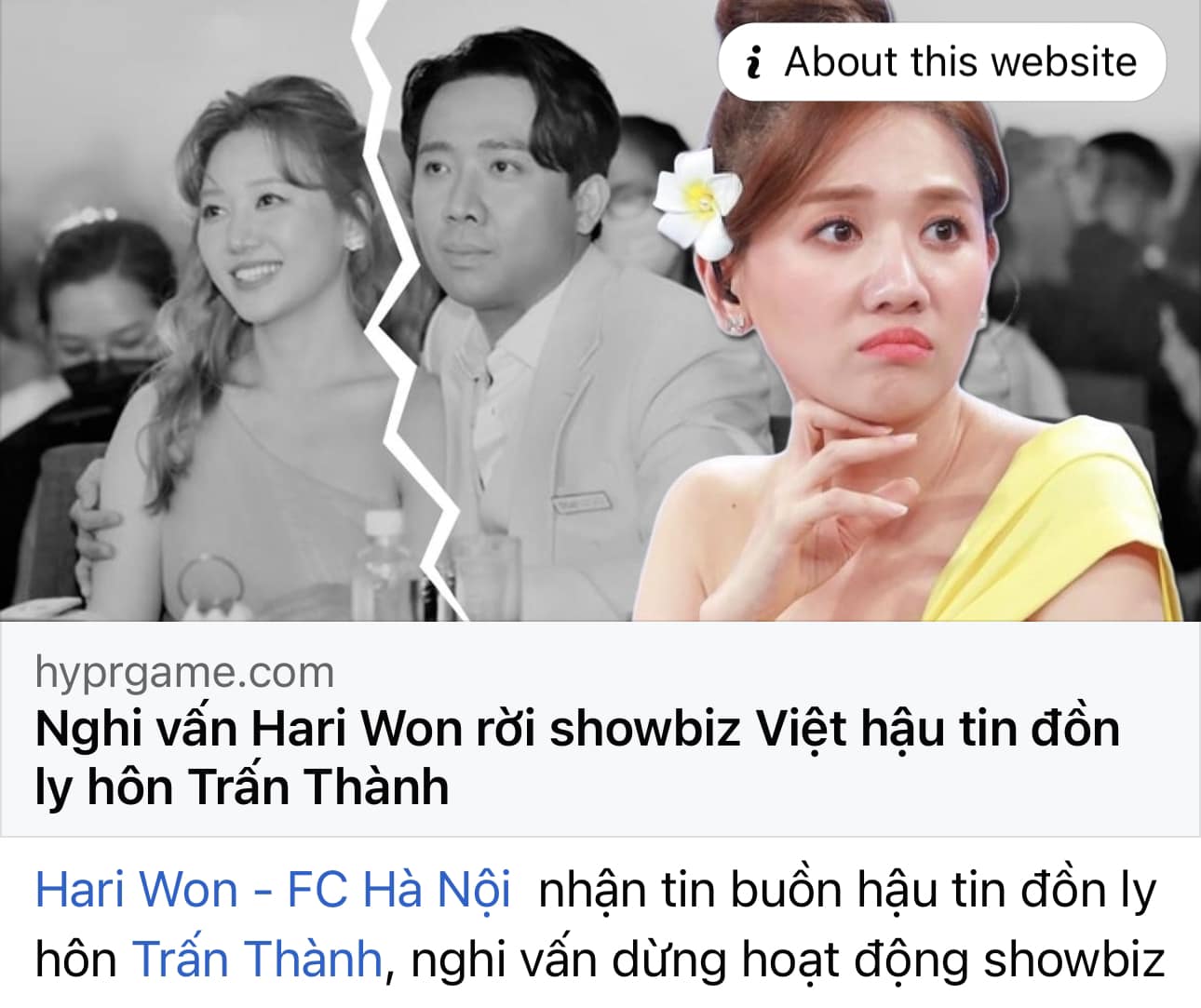 Trấn Thành lên tiếng khi lại bị đồn ly hôn
