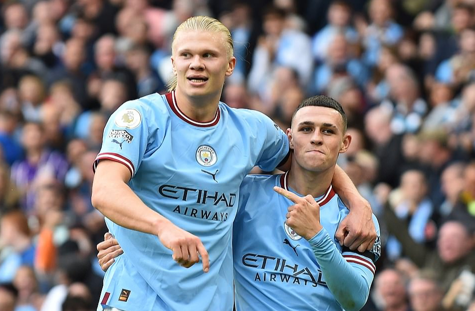 Haaland, Foden c&ugrave;ng lập hat-trick, Man City v&ugrave;i dập Quỷ đỏ - Ảnh 5.