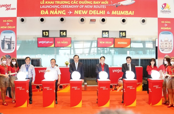 Bay dễ dàng giữa Đà Nẵng và New Delhi, Mumbai cùng Vietjet