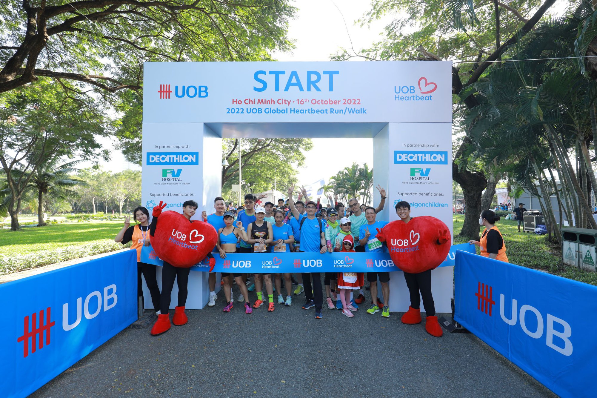 Giải chạy bộ, đi bộ 2022 UOB Global Heartbeat gây quỹ hơn 2 triệu đô Singapore