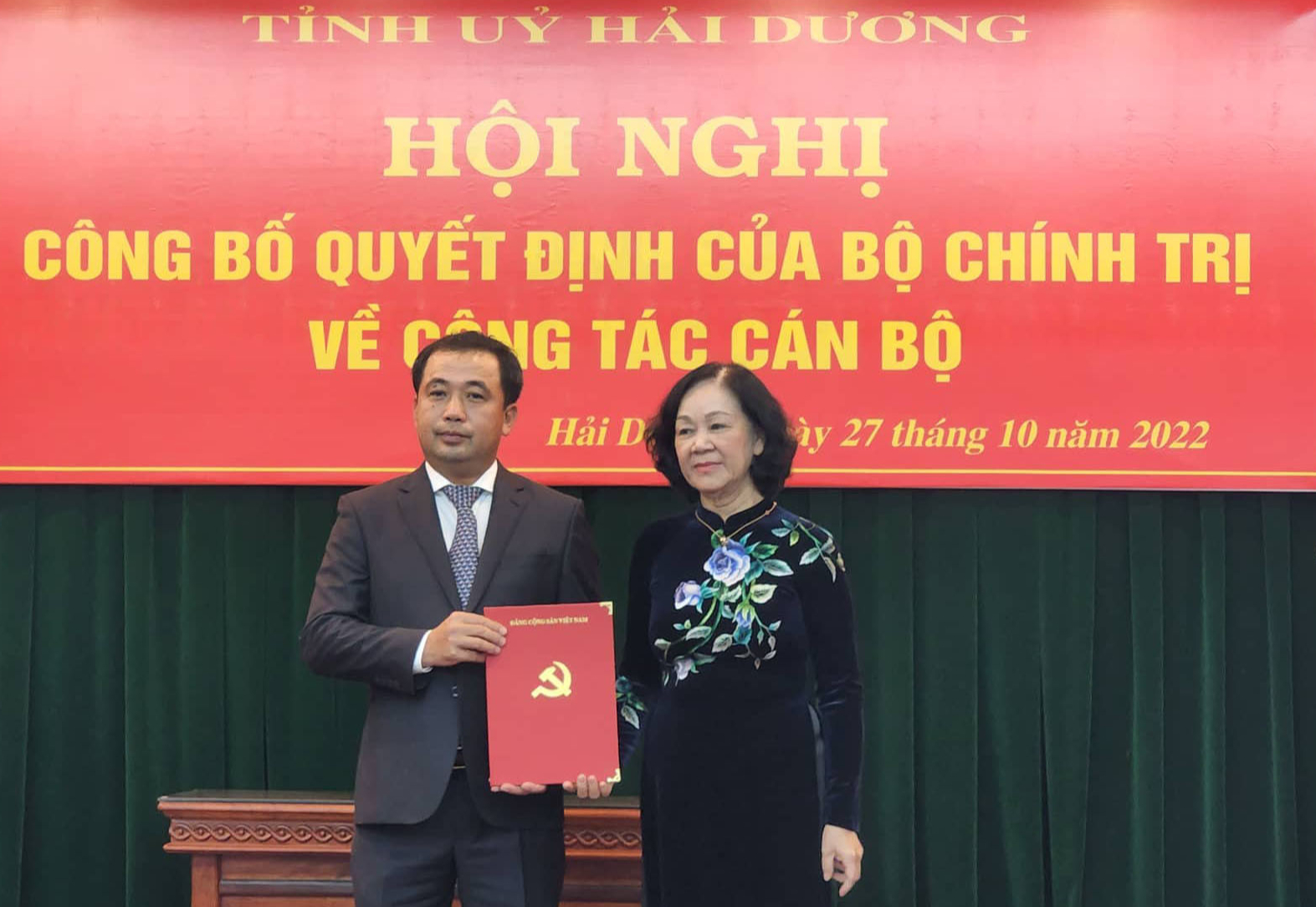 Bà Trương Thị Mai kỳ vọng gì ở tân Bí thư Tỉnh ủy Hải Dương?