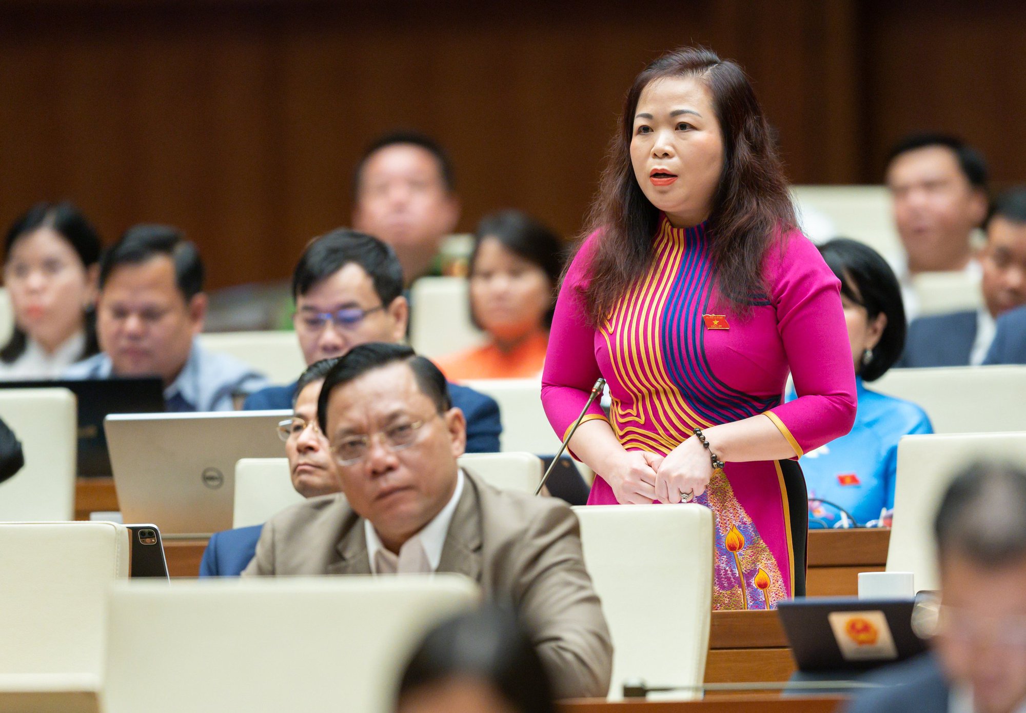 Đại biểu Trần Ho&agrave;ng Ng&acirc;n: Cần ủy quyền cho Ủy ban Thường vụ QH quyết về thuế xăng dầu - Ảnh 2.