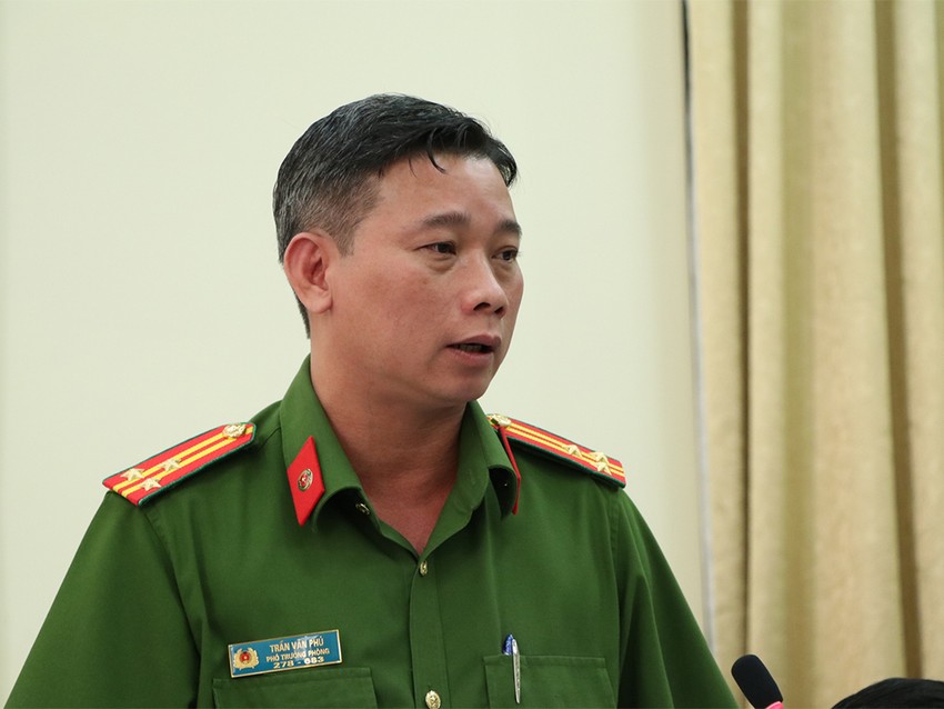 Công an TP HCM kỷ luật cảnh cáo thượng tá Trần Văn Phú