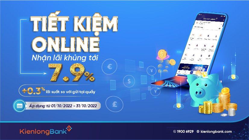 Duy nhất trong tháng 10, lãi suất gửi tiết kiệm lên đến 7,9%/năm tại KienlongBank - Ảnh 1. Duy nhất trong tháng 10, lãi suất gửi tiết kiệm lên đến 7,9%/năm tại KienlongBank - Ảnh 1.
