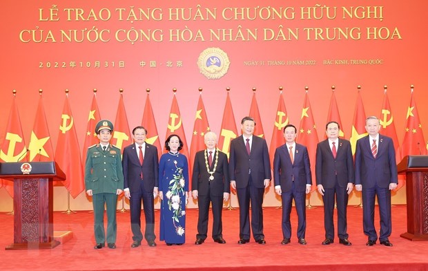 Trung Quốc trao Hu&acirc;n chương Hữu nghị tặng Tổng B&iacute; thư Nguyễn Ph&uacute; Trọng - Ảnh 5.