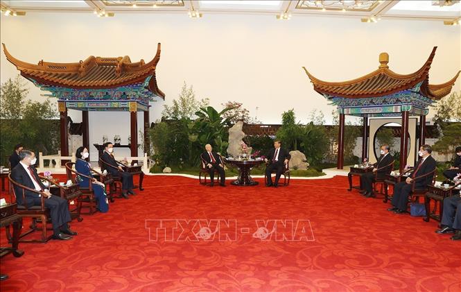 Trung Quốc trao Hu&acirc;n chương Hữu nghị tặng Tổng B&iacute; thư Nguyễn Ph&uacute; Trọng - Ảnh 9.