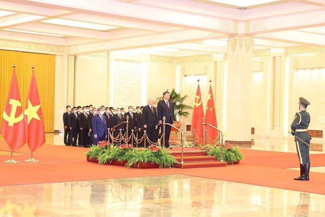 Cận cảnh lễ đón chính thức Tổng Bí thư Nguyễn Phú Trọng