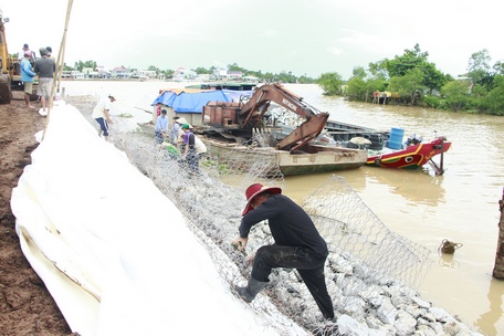Vĩnh Long chủ động ứng phó với lũ, triều cường bảo vệ sản xuất, dân sinh