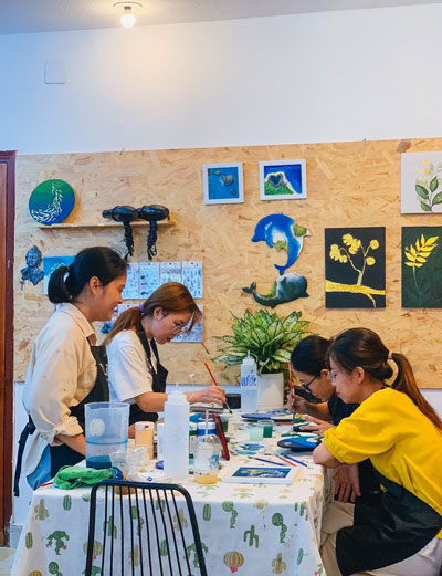 Hấp dẫn workshop thủ công