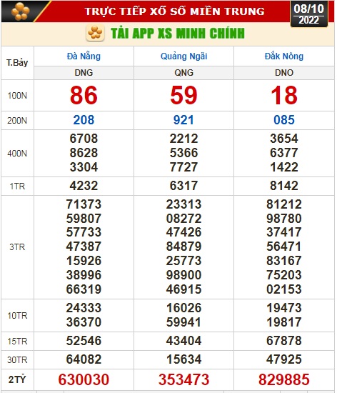 Kết quả xổ số ng&agrave;y 8-10: TP HCM, Long An, B&igrave;nh Phước, Hậu Giang, Đ&agrave; Nẵng, Quảng Ng&atilde;i, Đắk N&ocirc;ng, Nam Định - Ảnh 3.