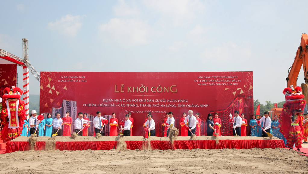 Quảng Ninh: Khởi công dự án nhà ở xã hội gần 1.000 căn hộ - Ảnh 1.