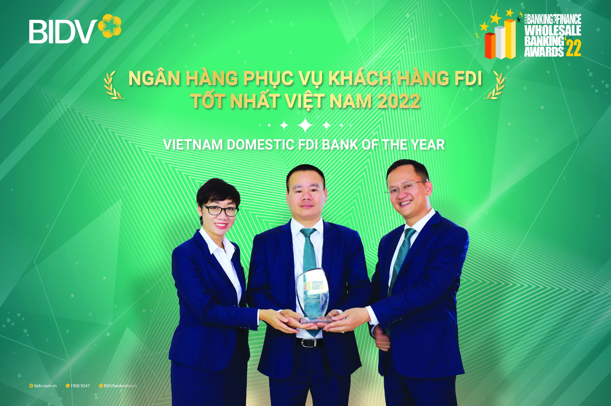 BIDV - Ng&acirc;n h&agrave;ng phục vụ kh&aacute;ch h&agrave;ng FDI tốt nhất Việt Nam năm 2022 - Ảnh 1.