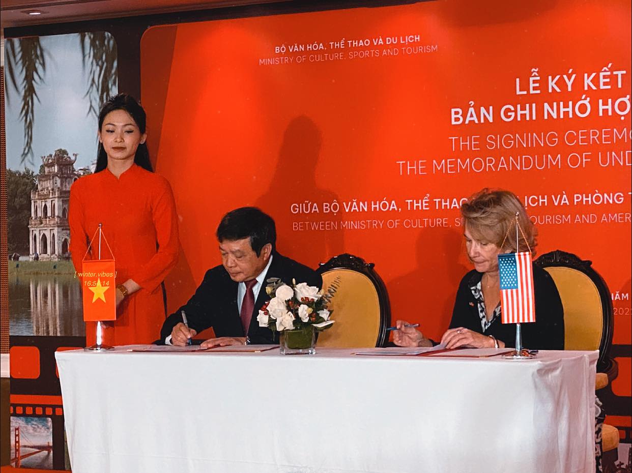Việt Nam - Mỹ ghi nhớ hợp tác trong lĩnh vực văn hóa, kinh tế sáng tạo