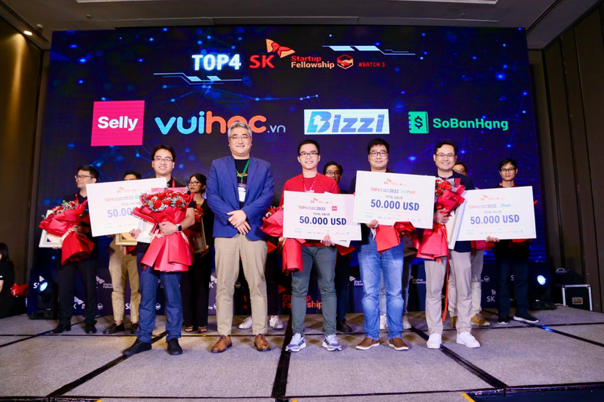 SKStartup Fellowship công bố Top 4 startup xuất sắc nhận tài trợ 200.000 USD