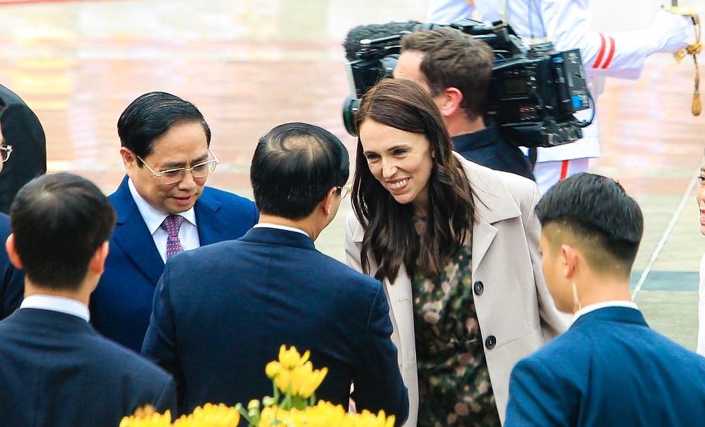 Thủ tướng Phạm Minh Chính đón, hội đàm với Thủ tướng New Zealand - Ảnh 6.