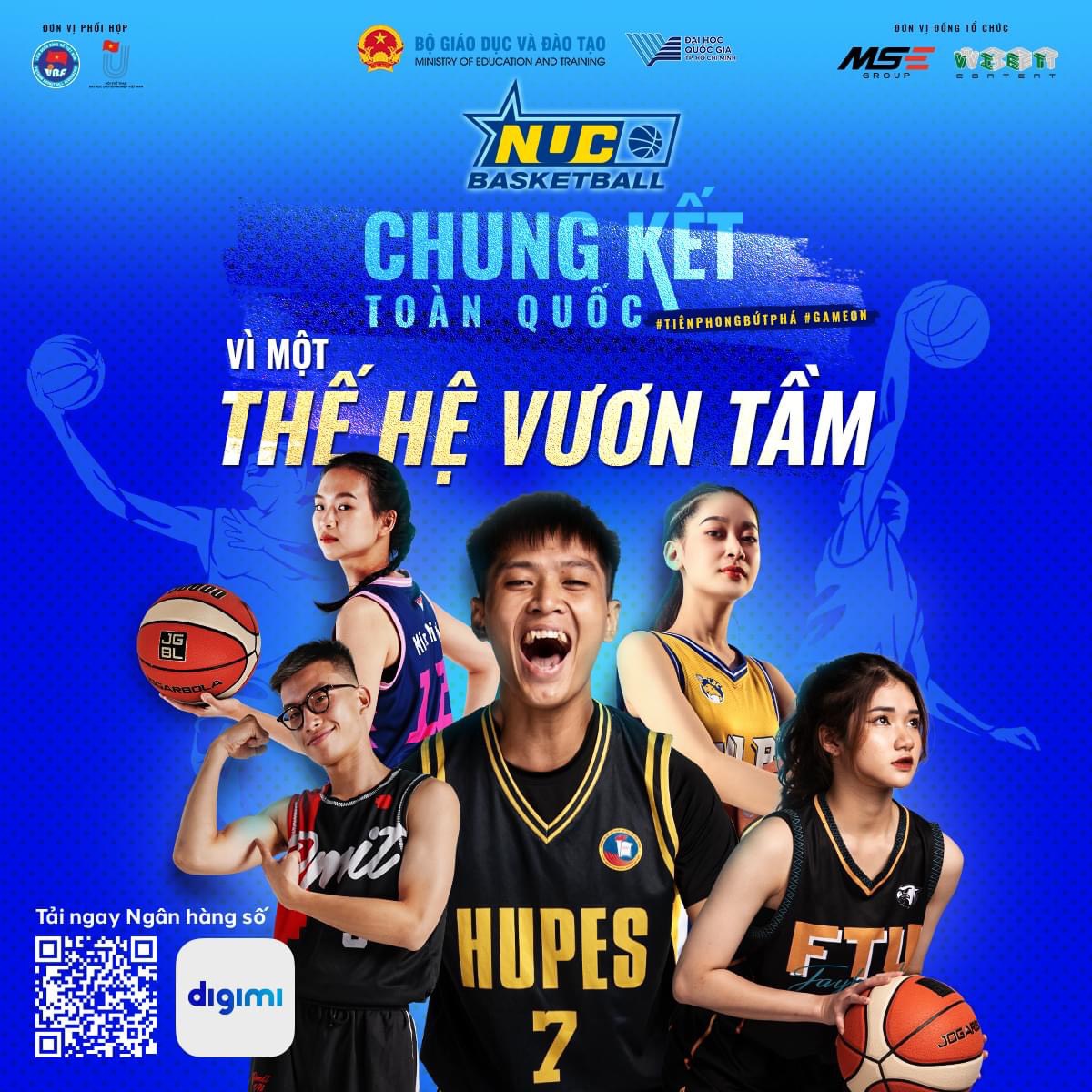 Ngân hàng số Digimi đồng hành cùng Giải bóng rổ sinh viên toàn quốc 2022 - Ảnh 1.