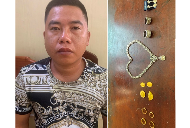Thấy nh&agrave; kh&ocirc;ng kh&oacute;a, lẻn v&agrave;o trộm v&agrave;ng, kim cương... trị gi&aacute; 1,5 tỉ đồng c&ugrave;ng 2 khẩu s&uacute;ng - Ảnh 1.