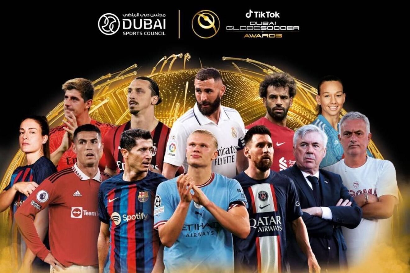 Benzema đoạt giải vàng Globe Soccer, Real Madrid thâu tóm giải thưởng Dubai