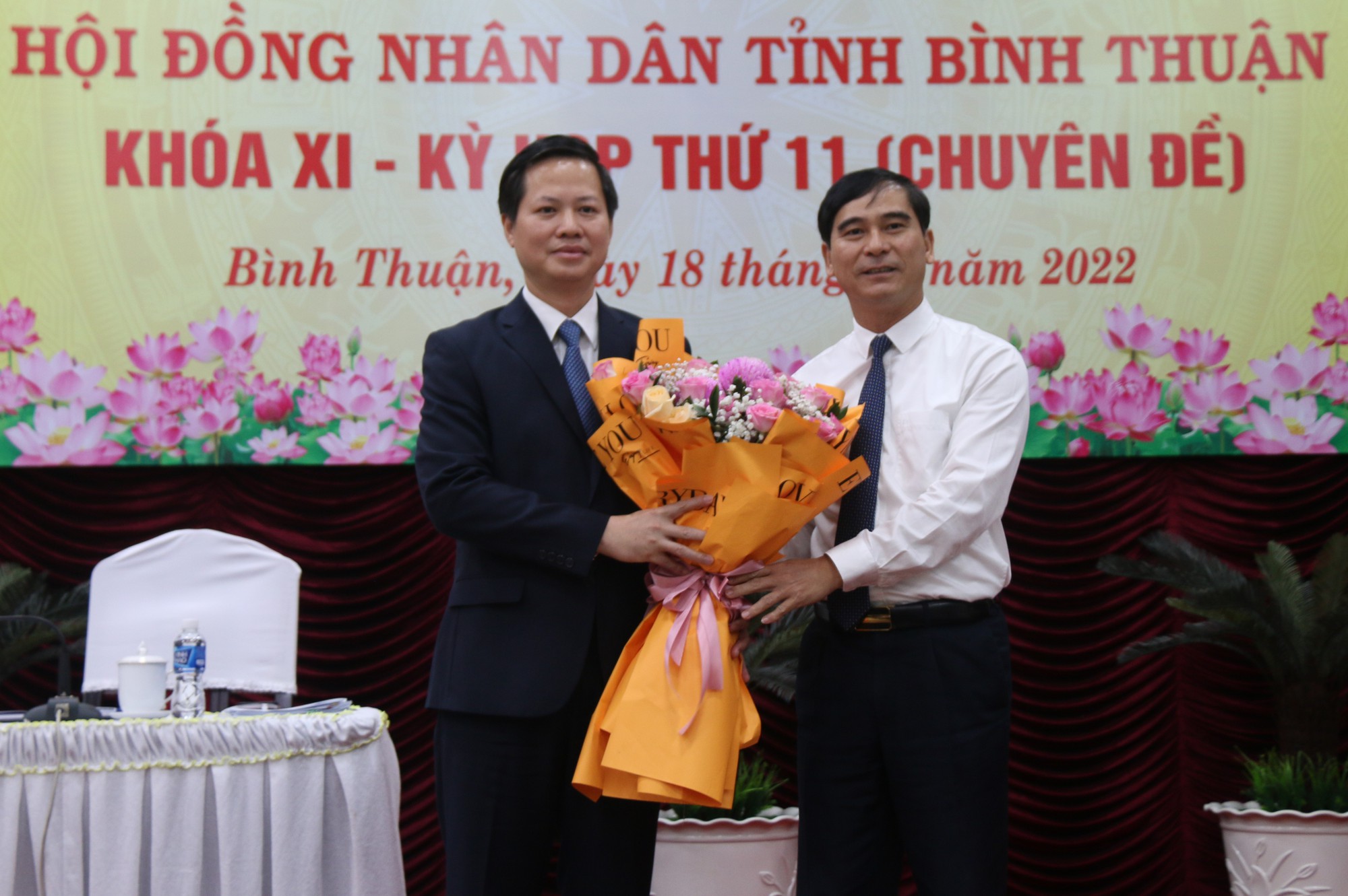 &Ocirc;ng Đo&agrave;n Anh Dũng được bầu l&agrave;m Chủ tịch UBND tỉnh B&igrave;nh Thuận - Ảnh 1.