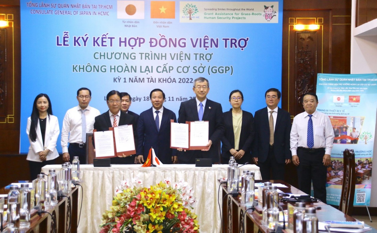 Nhật Bản viện trợ hơn 163.000 USD cho 2 dự án y tế ở Long An