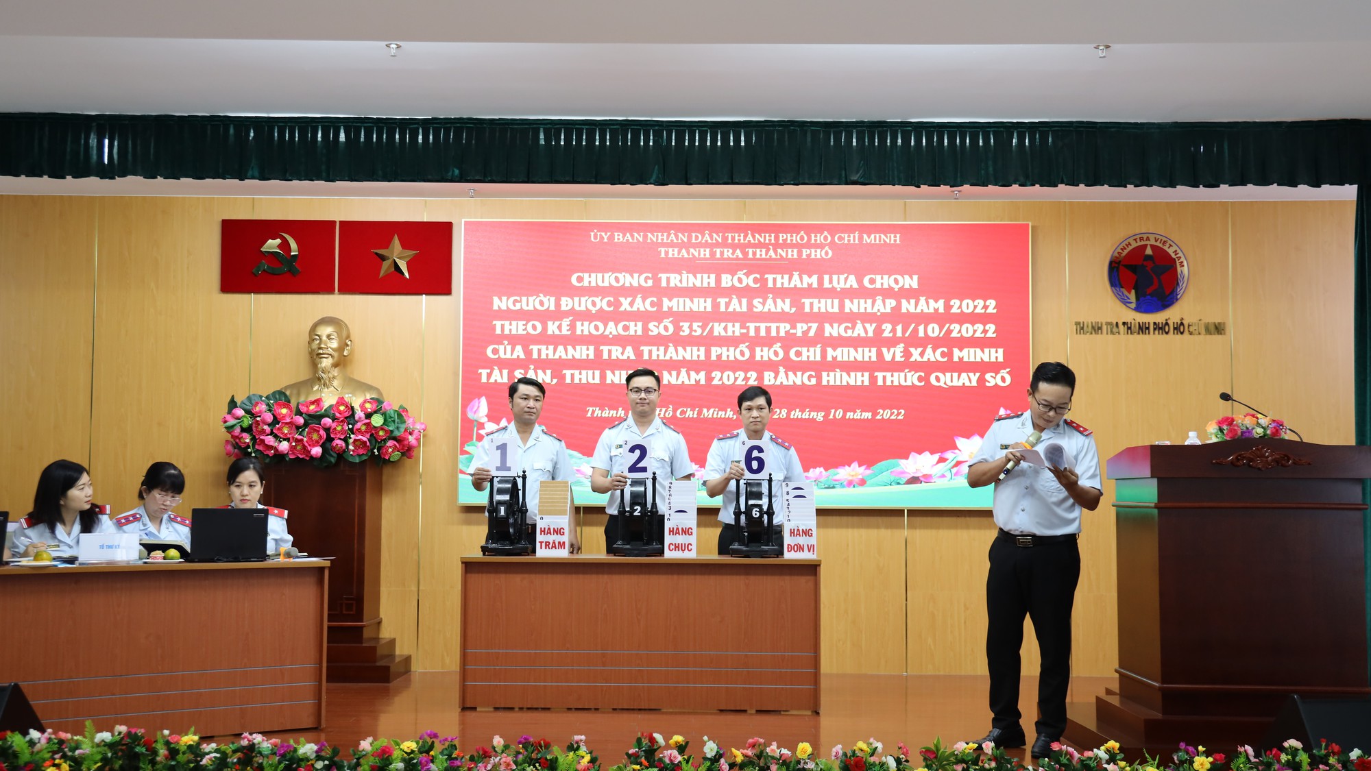 TP HCM quay số chọn 25 cán bộ để xác minh tài sản, thu nhập