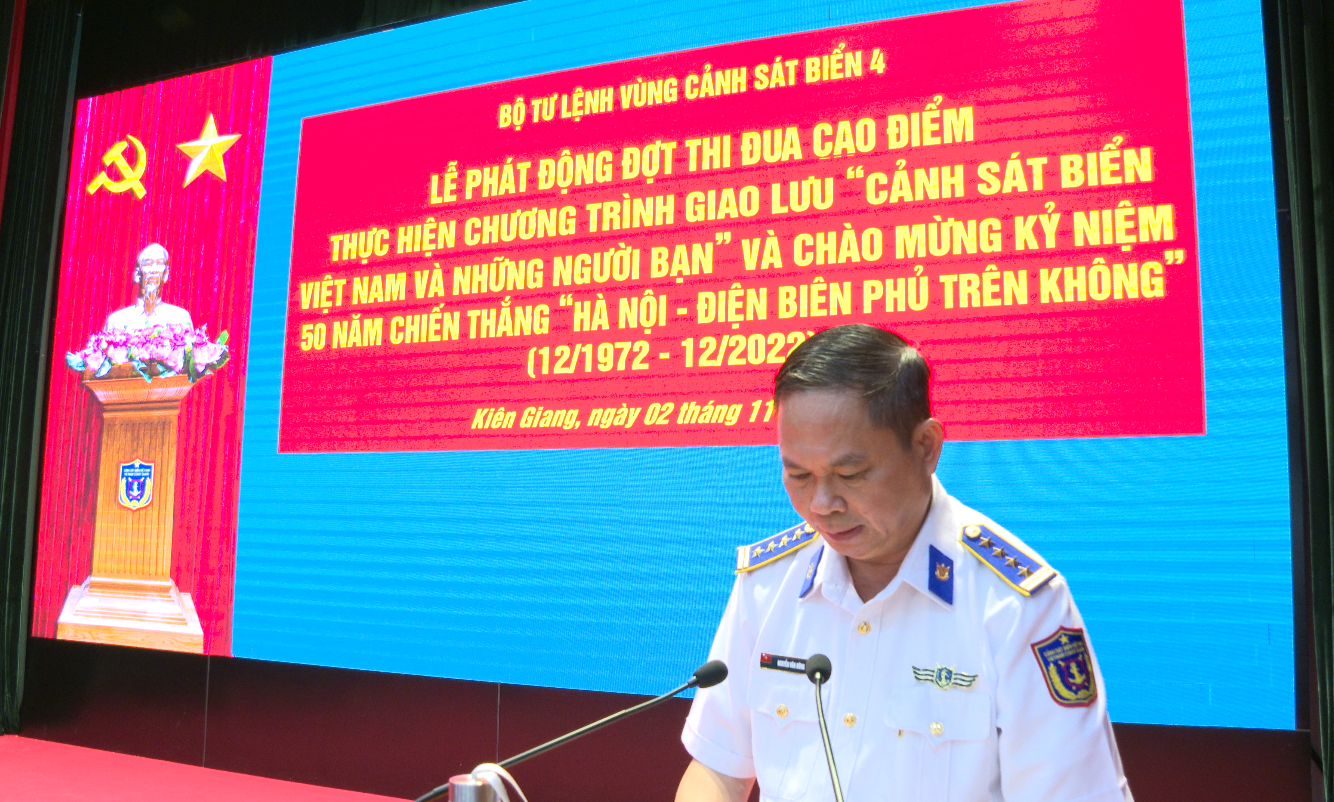 Vùng Cảnh sát biển 4 phát động phong trào “50 ngày lập công thi đua quyết thắng” - Ảnh 2.