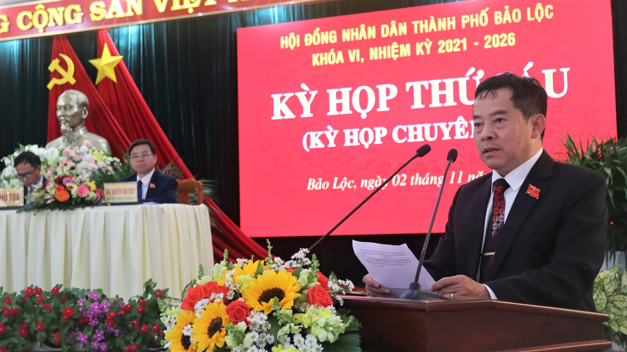 Ông Nguyễn Văn Phương được bầu làm chủ tịch TP Bảo Lộc