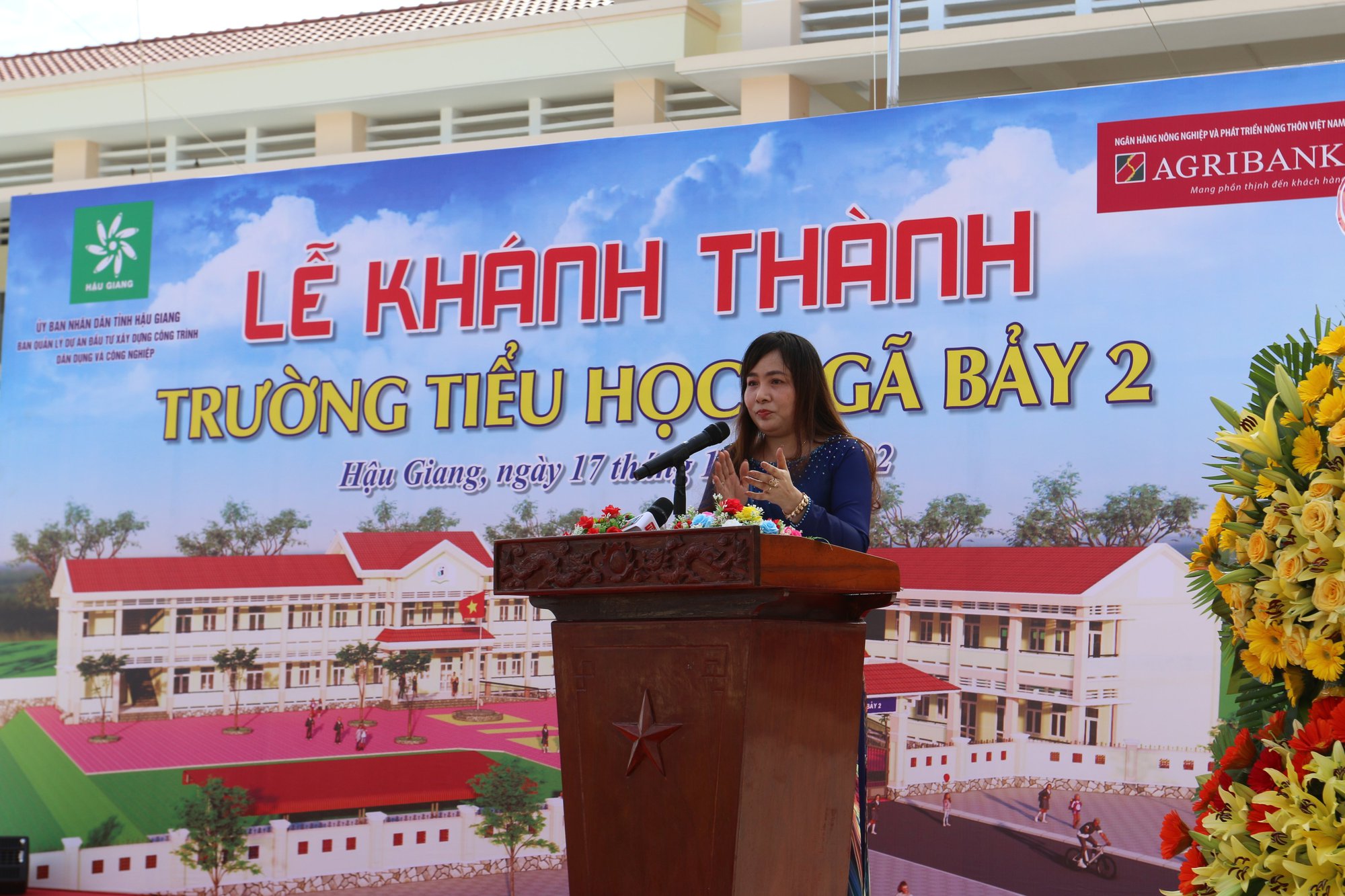Kh&aacute;nh th&agrave;nh Trường Tiểu học Ng&atilde; Bảy 2 do Agribank t&agrave;i trợ - Ảnh 2.