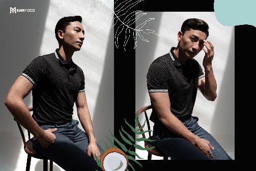 Chọn Coconut Charcoal Polo - chọn Khatoco - Ảnh 5.