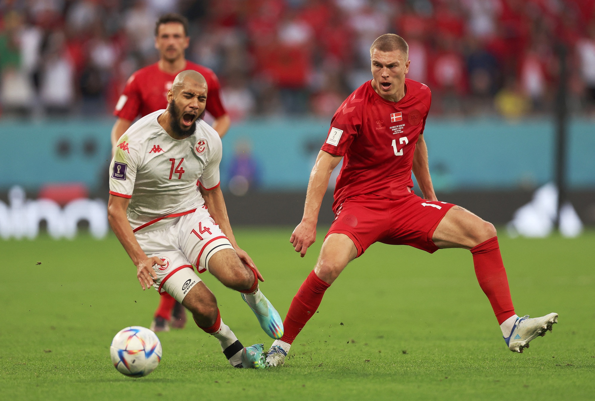 Đan Mạch - Tunisia 0-0: Bất phân thắng bại, châu Phi lên tiếng