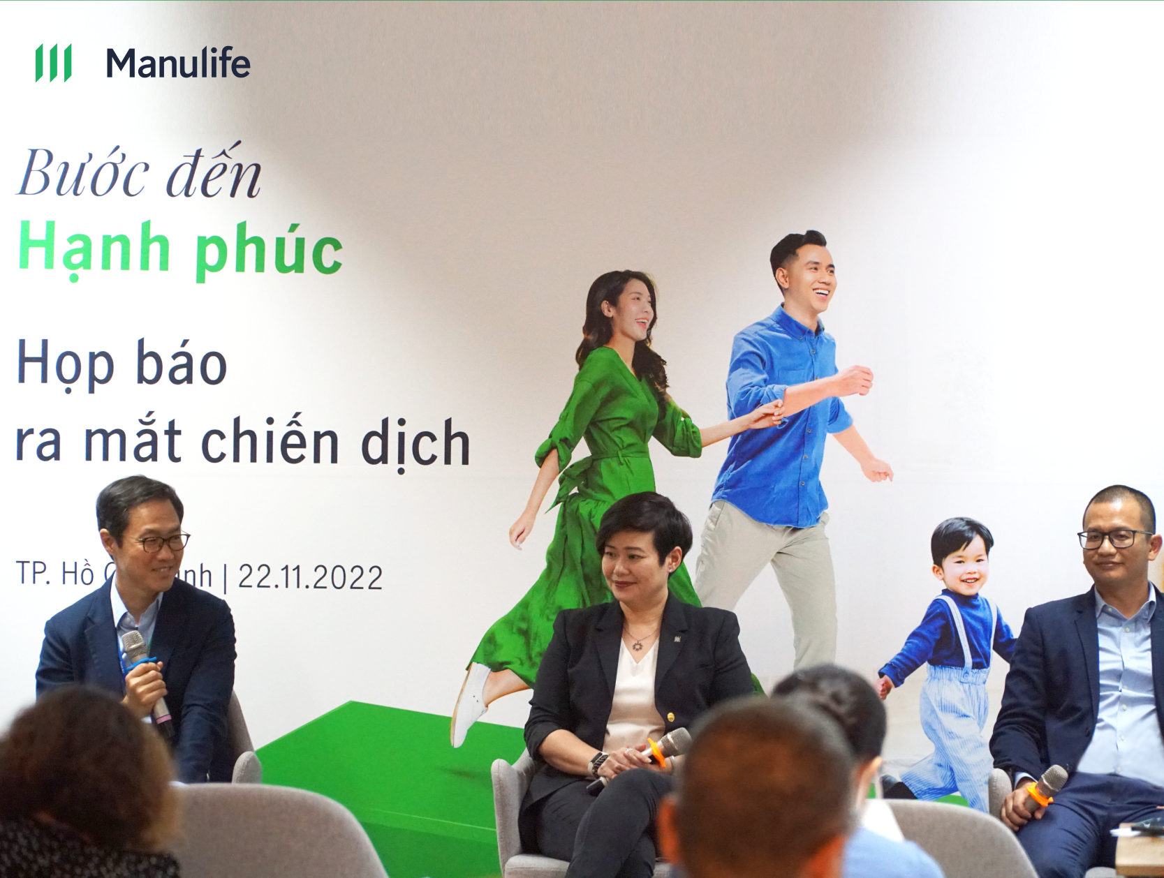 Manulife Việt Nam ra mắt chiến dịch "Bước đến Hạnh phúc"