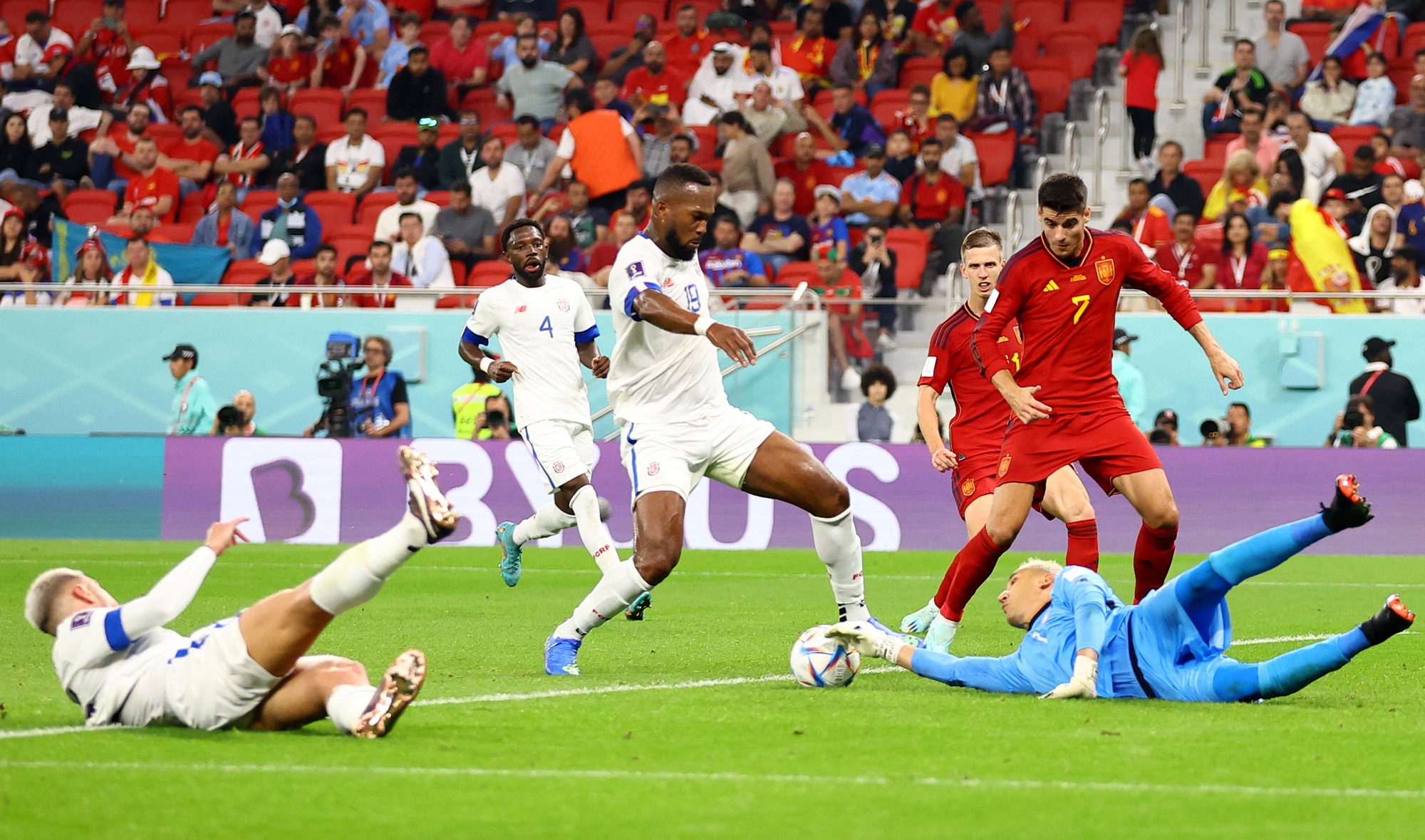 Tuyển T&acirc;y Ban Nha ghi 7 b&agrave;n ở ng&agrave;y ra qu&acirc;n World Cup 2022 - Ảnh 2.