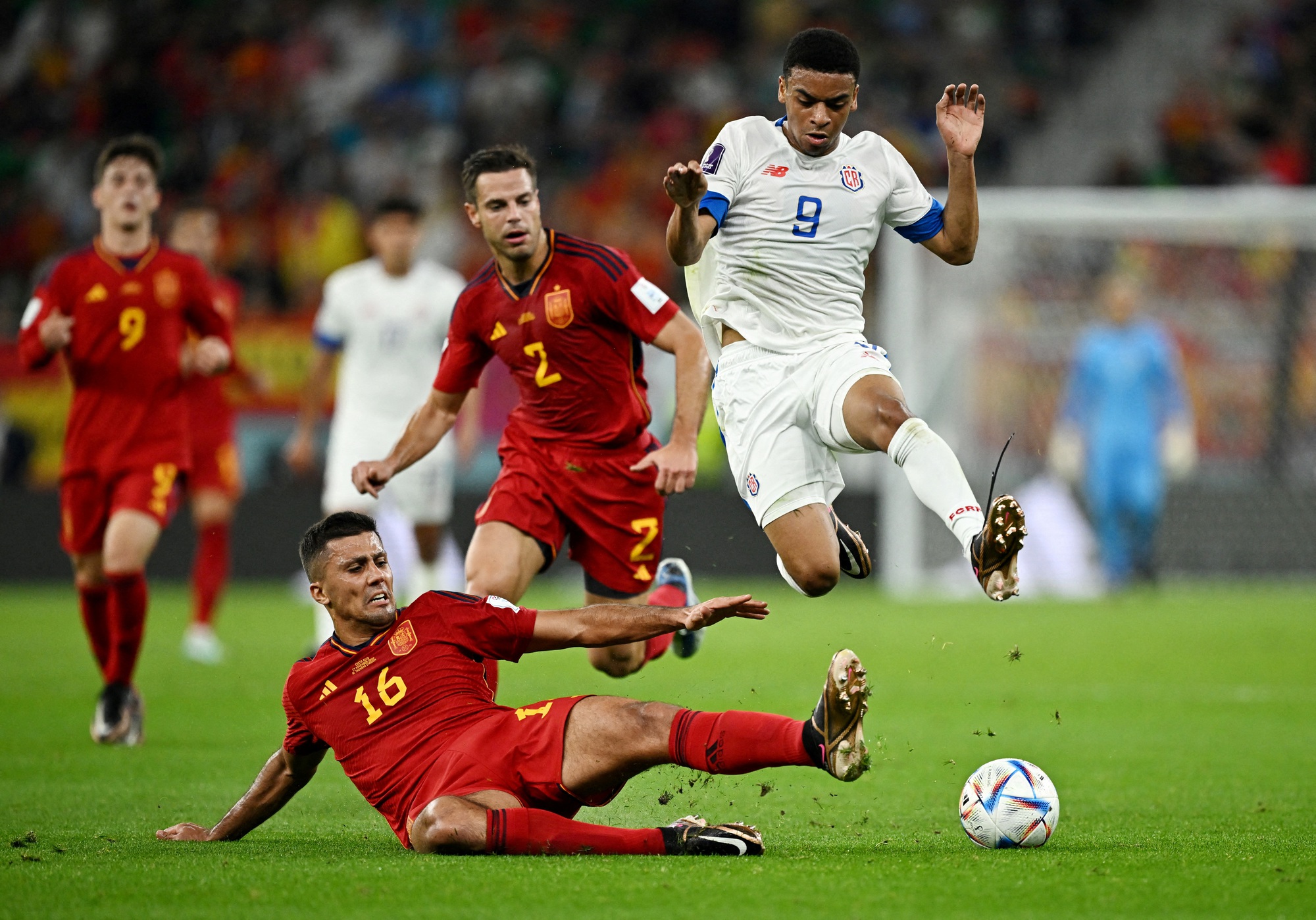 Tuyển T&acirc;y Ban Nha ghi 7 b&agrave;n ở ng&agrave;y ra qu&acirc;n World Cup 2022 - Ảnh 1.