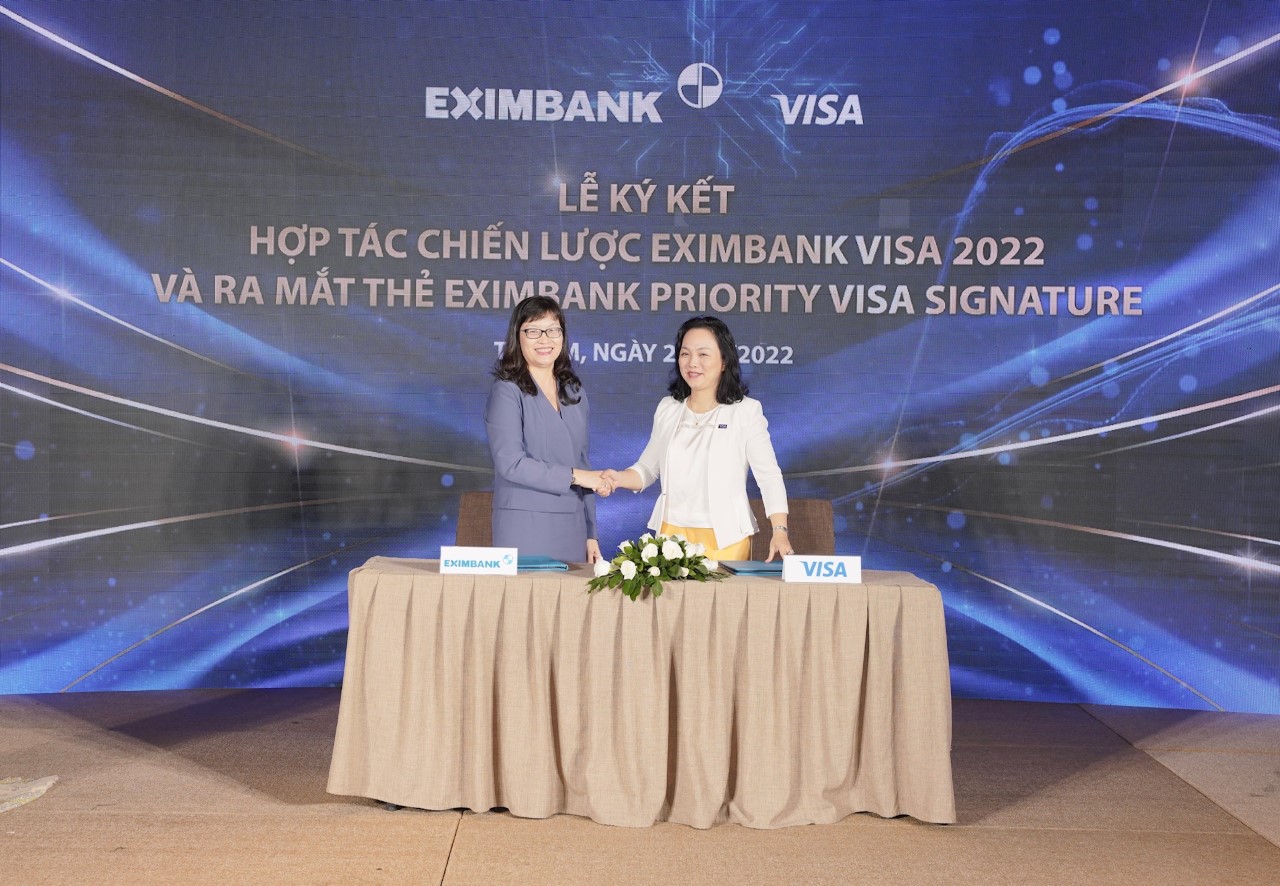 Eximbank v&agrave; tổ chức thẻ Visa k&yacute; kết hợp t&aacute;c chiến lược - Ảnh 1.